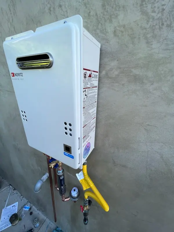 Tankless water heater installation for Mill Creek homes